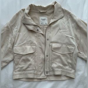 Abercrombie cream jacket